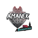 Sticker | AMANEK | Stockholm 2021