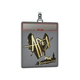 Sticker Slab | apEX (Gold) | Stockholm 2021