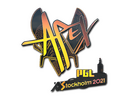 Sticker | apEX (Holo) | Stockholm 2021