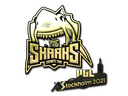 Sticker | Sharks Esports (Gold) | Stockholm 2021