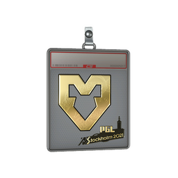 Sticker Slab | MOUZ (Gold) | Stockholm 2021