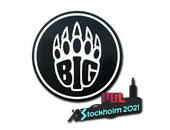 Наклейка | BIG | Стокгольм-2021