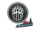 Sticker | BIG (Foil) | Stockholm 2021