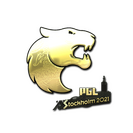 Sticker | FURIA (Gold) | Stockholm 2021