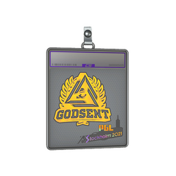 Sticker Slab | GODSENT (Holo) | Stockholm 2021