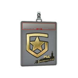 Sticker Slab | Gambit Gaming (Gold) | Stockholm 2021