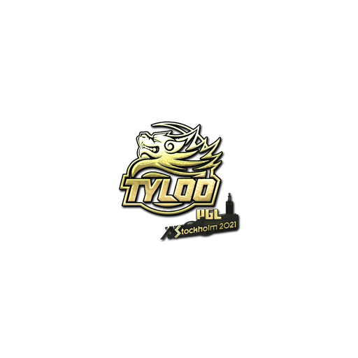 Adesivo | Tyloo (Dourado) | Estocolmo 2021