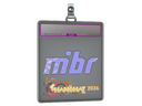 Sticker Slab | MIBR (Holo) | Shanghai 2024