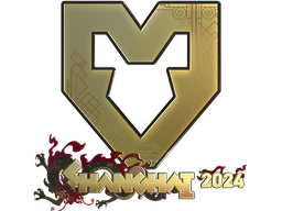 Sticker | MOUZ (Gold) | Shanghai 2024