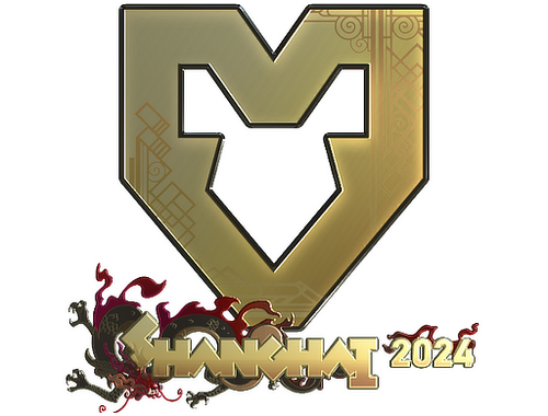 Sticker | MOUZ (Gold) | Shanghai 2024