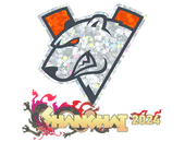 Наклейка | Virtus.pro (с блёстками) | Шанхай-2024