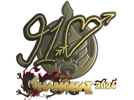 Sticker | 910 (Gold) | Shanghai 2024