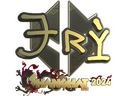 Sticker | TRY (Gold) | Shanghai 2024