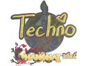 Sticker | Techno4K (Holo) | Shanghai 2024