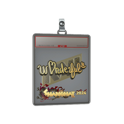 Sticker Slab | w0nderful (Gold) | Shanghai 2024
