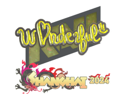 Sticker | w0nderful (Glitter) | Shanghai 2024