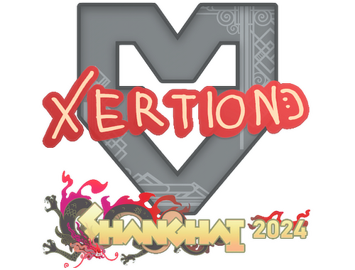 Наклейка | xertioN | Шанхай-2024