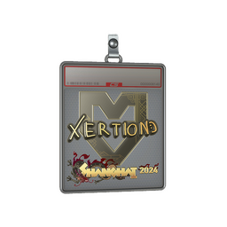 Sticker Slab | xertioN (Gold) | Shanghai 2024