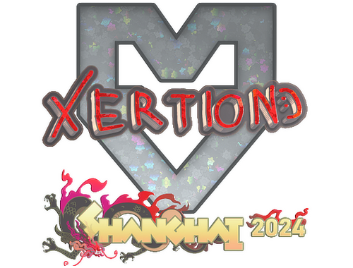 Sticker | xertioN (scintillant) | Shanghai 2024