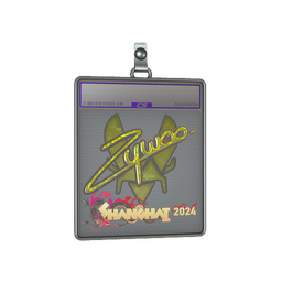 Sticker Slab | ZywOo (Glitter) | Shanghai 2024