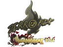 Sticker | zeRRoFIX (Gold) | Shanghai 2024