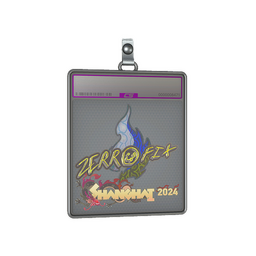 Sticker Slab | zeRRoFIX (Holo) | Shanghai 2024