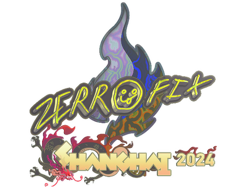 Pegatina | zeRRoFIX (holográfica) | Shanghái 2024