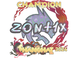 Sticker | zont1x (Holo, Champion) | Shanghai 2024