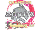 Sticker | zont1x (Glitter, Champion) | Shanghai 2024