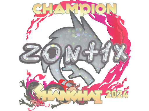 Sticker | zont1x (Glitter, Champion) | Shanghai 2024