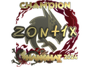 Sticker | zont1x (Gold, Champion) | Shanghai 2024