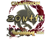 Sticker | zont1x (Gold, Champion) | Shanghai 2024