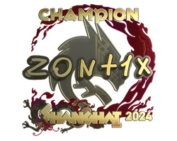 Sticker | zont1x (Gold, Champion) | Shanghai 2024
