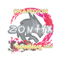 Sticker | zont1x (Champion) | Shanghai 2024