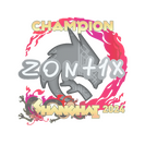 Sticker | zont1x (Champion) | Shanghai 2024