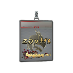 Sticker Slab | zont1x (Gold) | Shanghai 2024