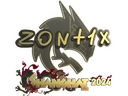 Sticker | zont1x (Gold) | Shanghai 2024