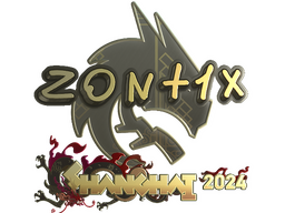 Sticker | zont1x (Gold) | Shanghai 2024
