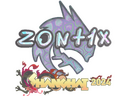Sticker | zont1x (Holo) | Shanghai 2024