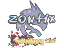 Sticker | zont1x (Holo) | Shanghai 2024