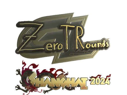 Sticker | ztr (Gold) | Shanghai 2024