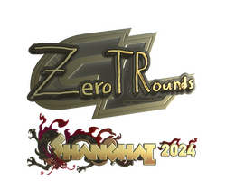 Sticker | ztr (Gold) | Shanghai 2024