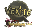 Sticker | vexite (Gold) | Shanghai 2024