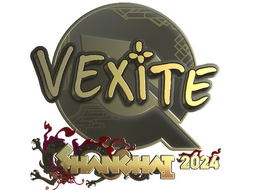Sticker | vexite (Gold) | Shanghai 2024