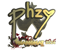 Sticker | phzy (Gold) | Shanghai 2024