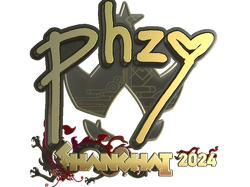 Sticker | phzy (Gold) | Shanghai 2024