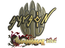 Sticker | syrsoN (Gold) | Shanghai 2024