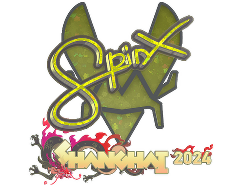 Pegatina | Spinx (purpurina) | Shanghái 2024