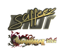 Sticker | saffee (Gold) | Shanghai 2024