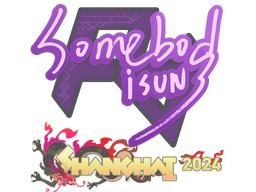 Sticker | somebody | Shanghai 2024
